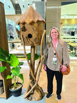 Giant Java Bird House On Stand 200cm