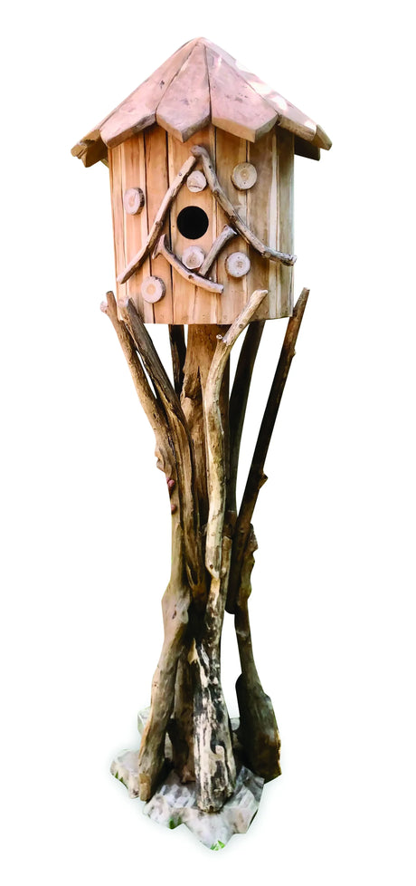 Giant Java Bird House On Stand 200cm