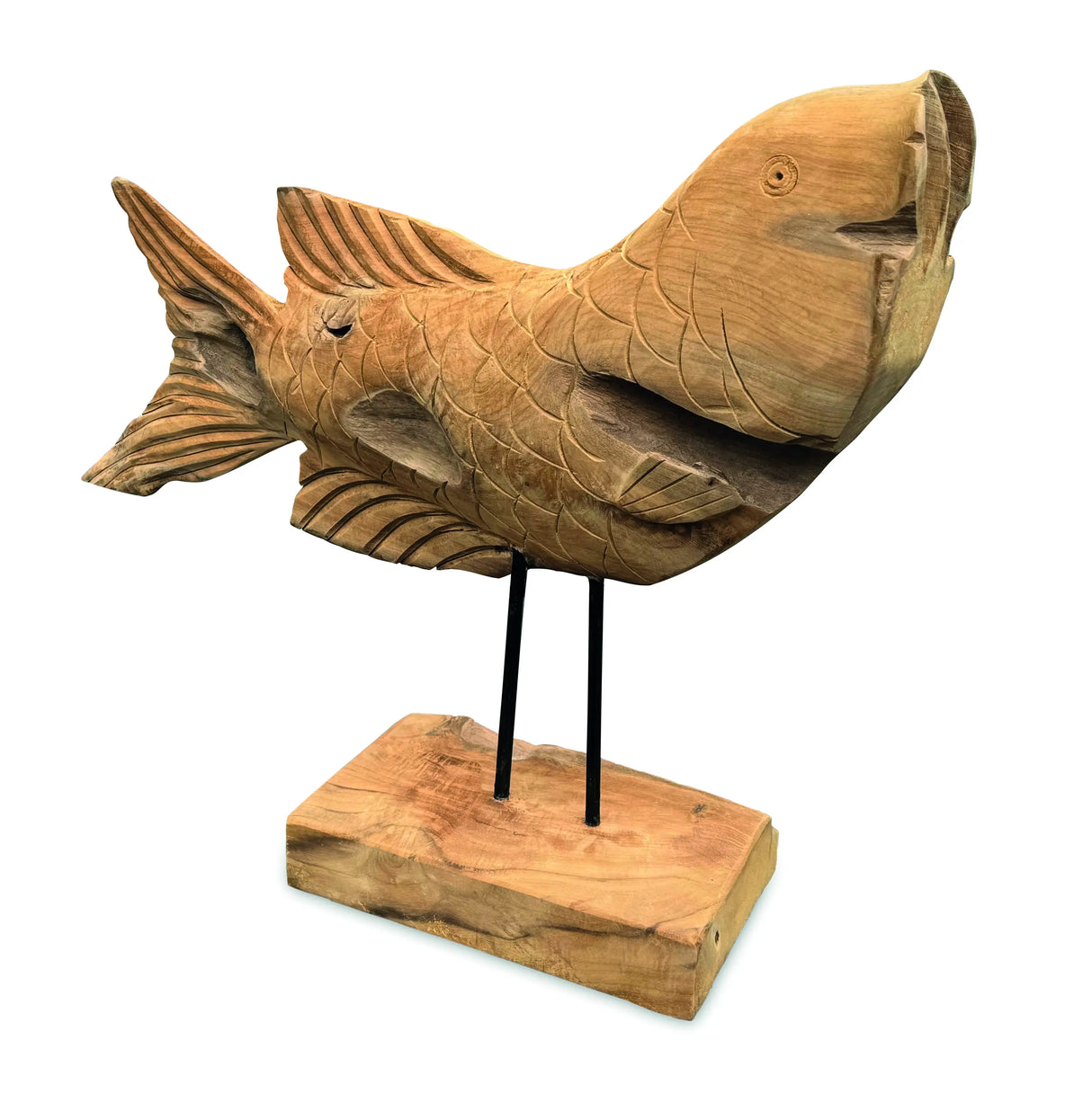 STAR GAZING KOI CARP SCULPTURE