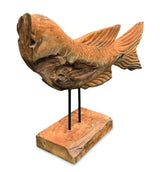 STAR GAZING KOI CARP SCULPTURE