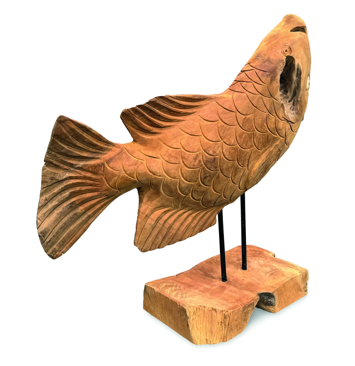 STAR GAZING KOI CARP SCULPTURE