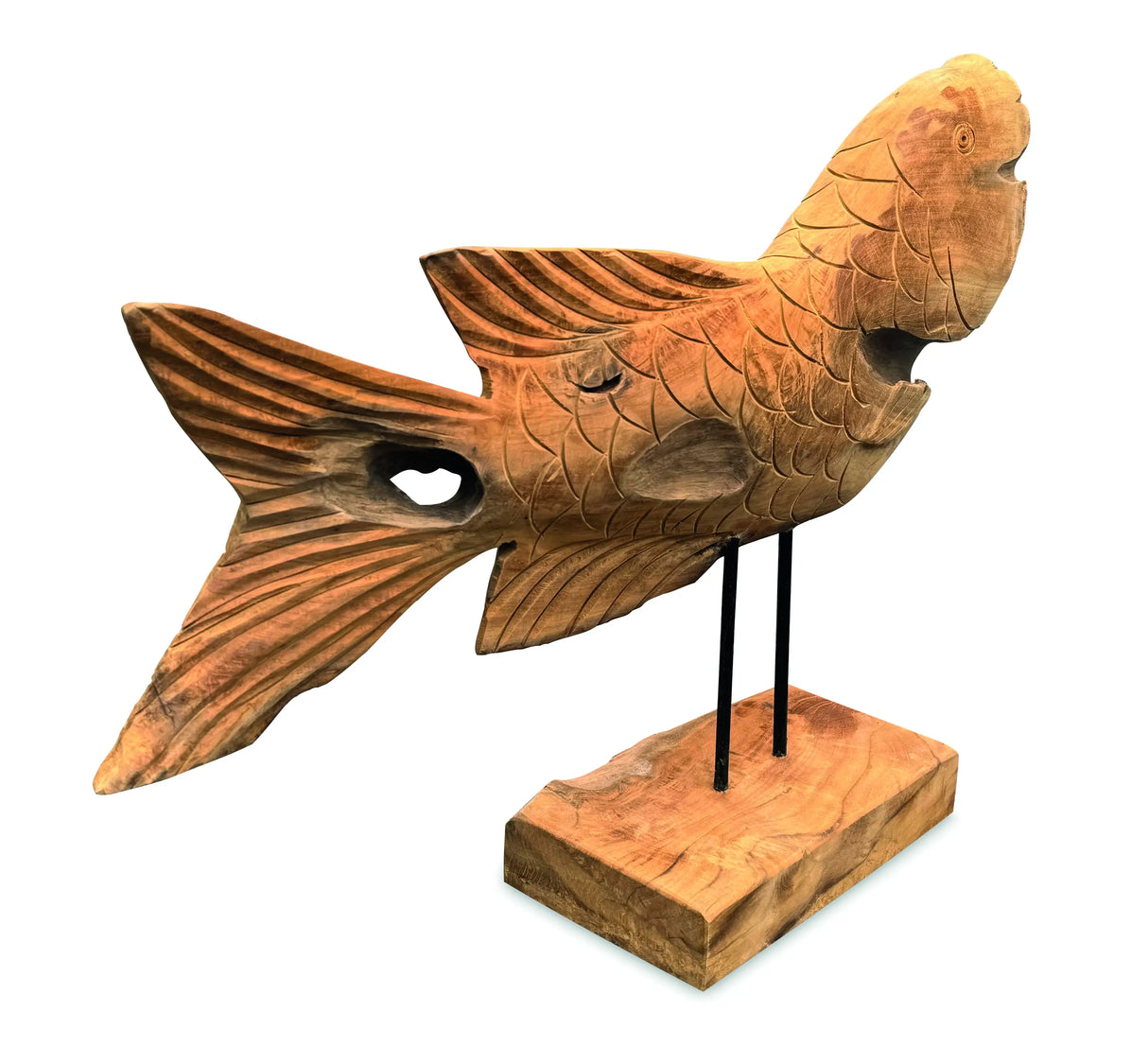 STAR GAZING KOI CARP SCULPTURE