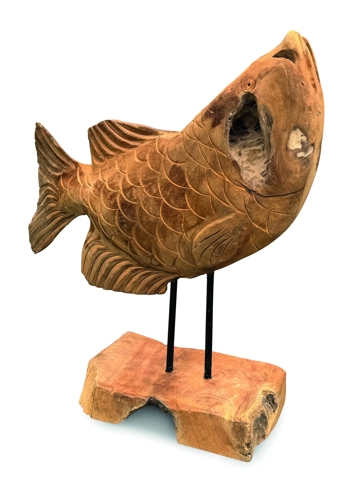 STAR GAZING KOI CARP SCULPTURE