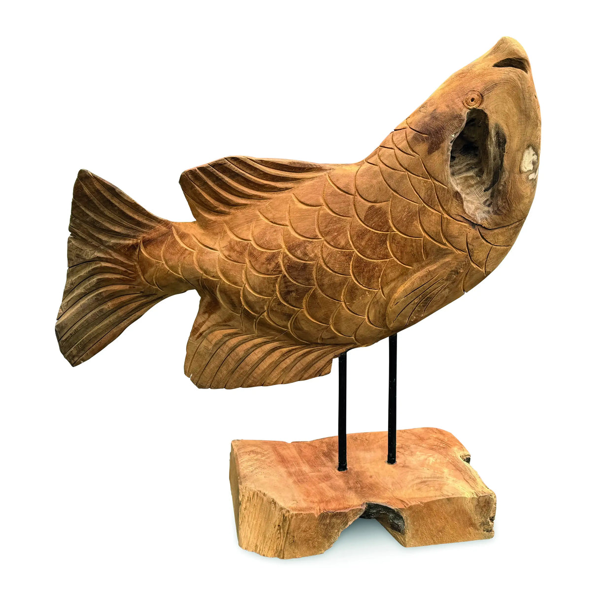 STAR GAZING KOI CARP SCULPTURE