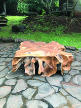 Square 1 metre Lombok Solid Coffee Table