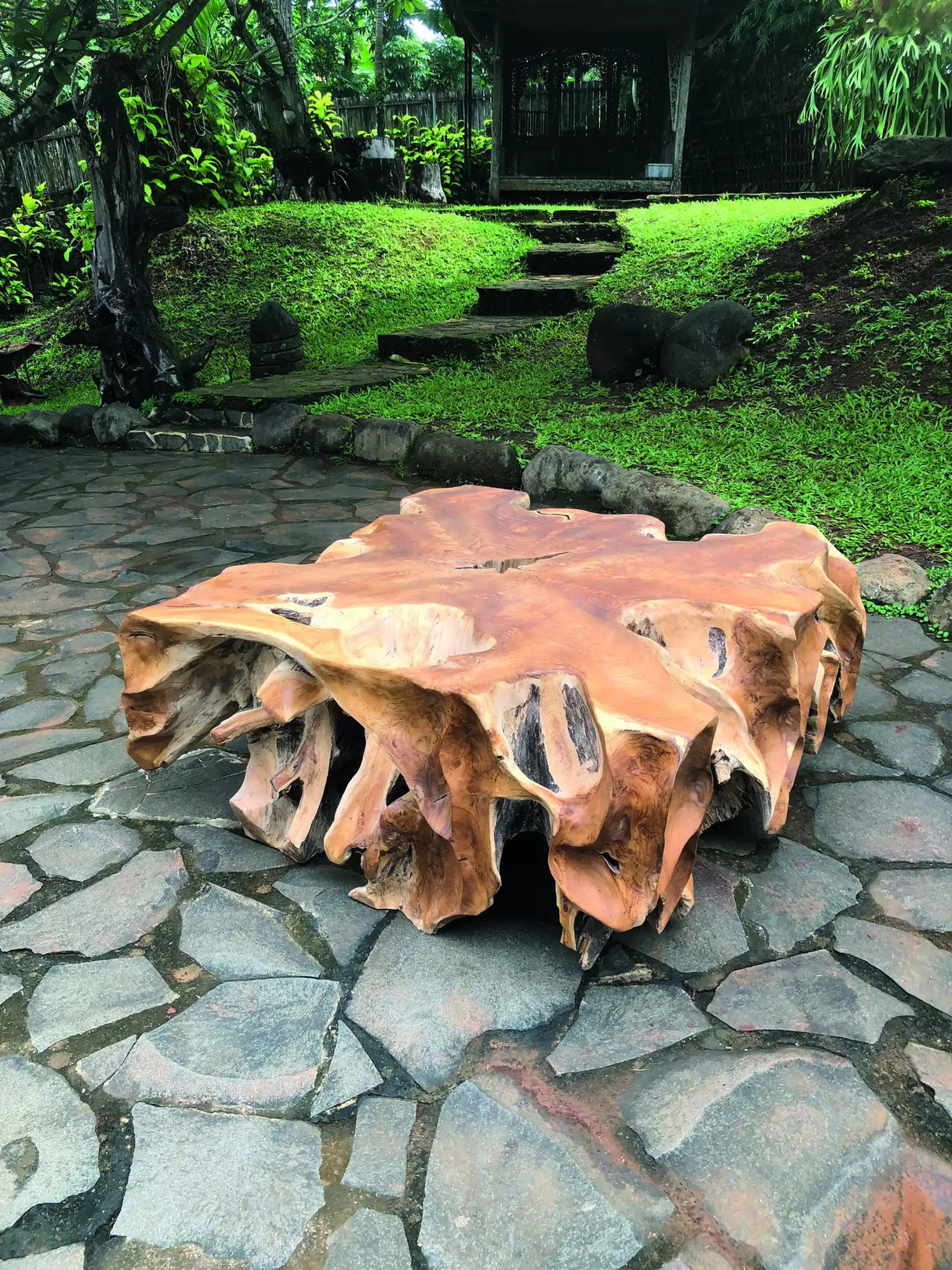 Square 1 metre Lombok Solid Coffee Table