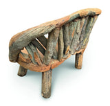 Teak Driftwood Garden Bench 130 cm