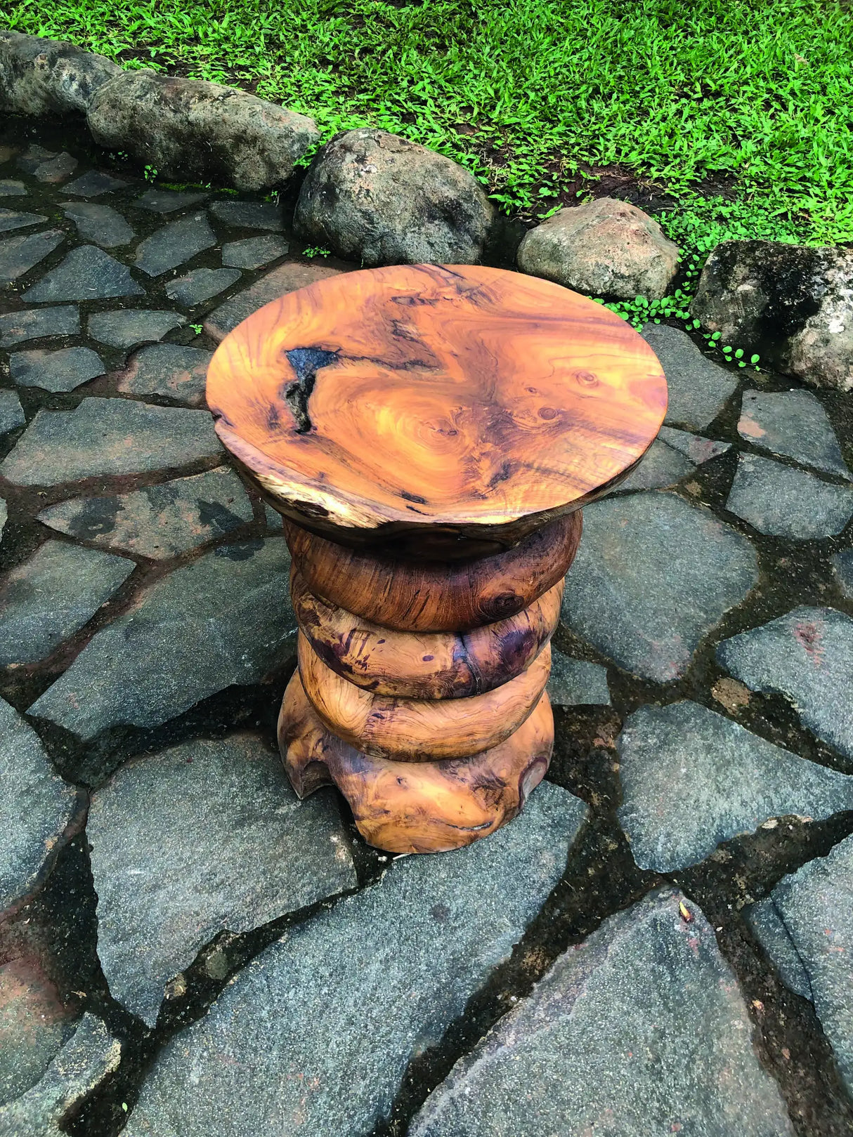 Teak Babybel Lamp Table