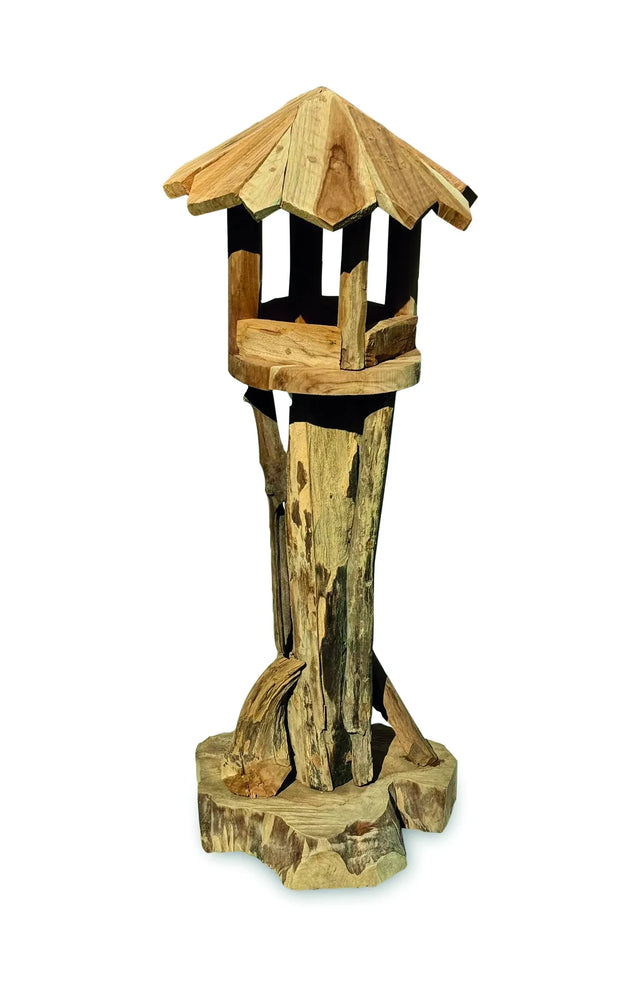 Mini Bali Driftwood Bird Food Pecking Station 100 cm