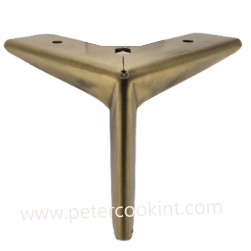 Corner Legs - Antique Gold Finish H125mm_L125mm