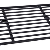 Outsunny Garden Metal Arch Bench Outdoor Patio Rose Trellis Arbour Pergola for Climbing Plant Antique Style 2-Seater Chair, Black