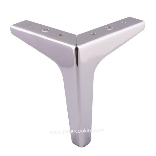 Corner Legs - Chrome Finish H155mm_L130mm