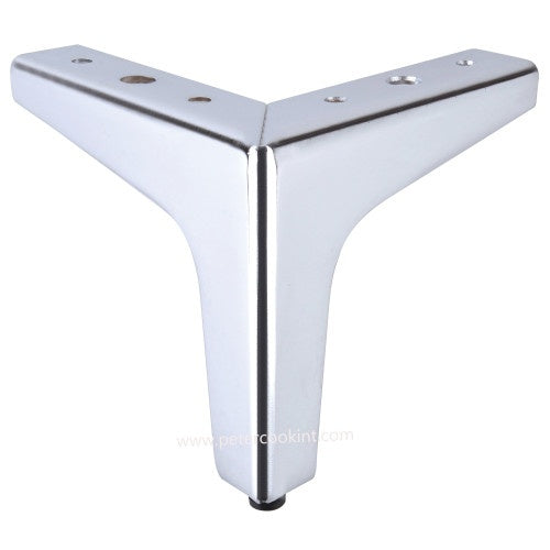 Corner Legs - Chrome Finish H135mm_L130mm