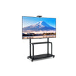 Mobile TV Stand with Camera Shelf and AV Shelves for 32-80 Inch Flat/Curved TVs