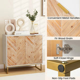 Modern Buffet Sideboard Cabinet Console Tablr with Storage-White