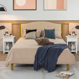 Storage End Bedside Drawer Nightstand w/ Bottom Shelf-White