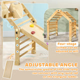 AIYAPLAY 3 in 1 Kids Climbing Set Indoor with Sliding Ramp, Foldable design, Gift for 2-6 Years Old