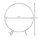 Wedding Moongate 200cm - Silver