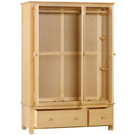 Triple Robe with 2 Drawers