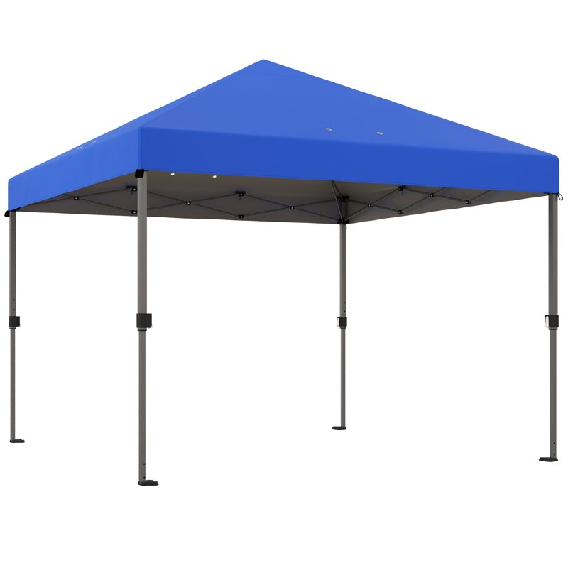 Outsunny 3 x 3m Pop-Up Gazebo, with Accessories - Blue