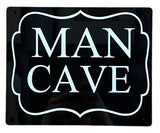 Metal Art Wall/Door Sign. - Man Cave