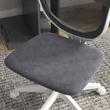 Vinsetto Armless Desk Chair, Mesh Office Chair, Height Adjustable with Swivel Wheels, Grey