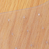 HOMCOM Office Carpet Protector Chair Mat Clear Spike Non Slip Studs Frosted Lipped