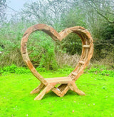 TEAK DRIFTWOOD LOVE BENCH 180CM
