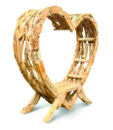 TEAK DRIFTWOOD LOVE BENCH 180CM