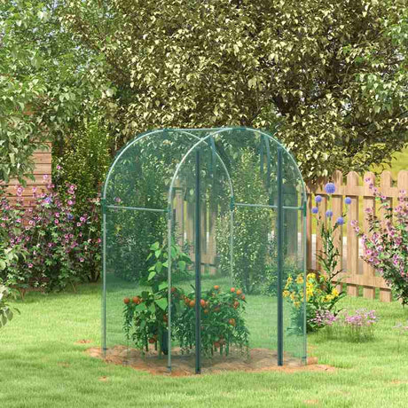 Outsunny 120 x 120cm Mini Polytunnel Greenhouse