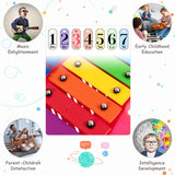 25 Note Xylophone with suitcase-like outlook for Kids-Pink