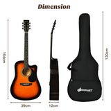 Classic Acoustic Guitar with Multiple Accessories