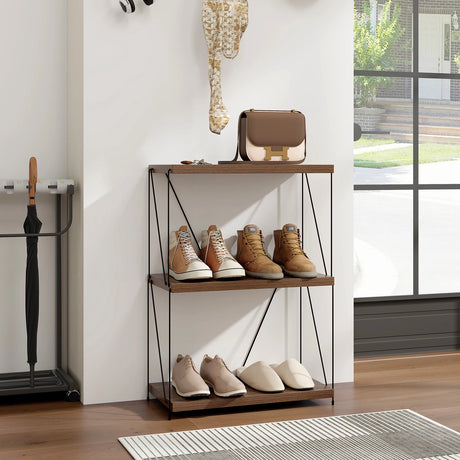 2/3/4/5-Tier Multipurpose Display Rack with Metal Frame-34 inches