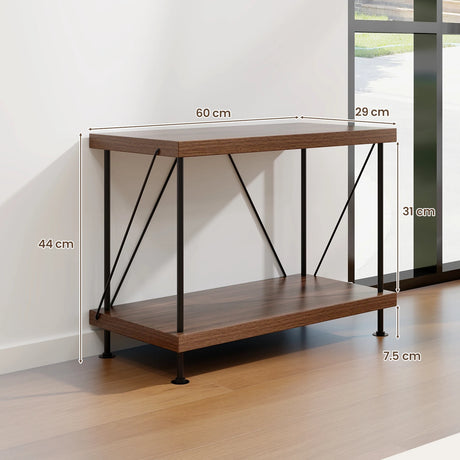 2/3/4/5-Tier Multipurpose Display Rack with Metal Frame-2-Tier