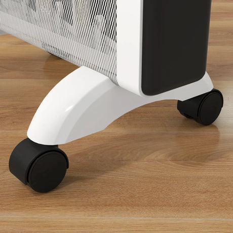 HOMCOM 2kW Electric Heater, 10-45 Temperature - White