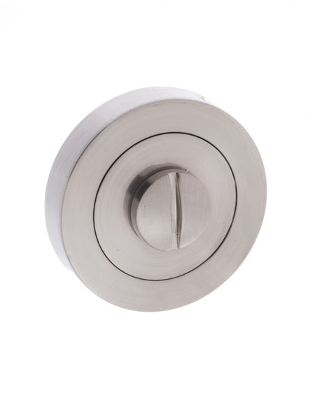 Mediterranean WC Turn and Release on Round Rose - Satin Nickel - Each