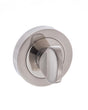 Mediterranean WC Turn and Release on Round Rose - Satin Nickel/Polished Nickel - Each