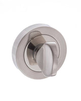 STATUS WC Turn and Release on Round Rose - Satin Nickel/Nickel Plate - Each