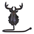 Cast Iron Rustic Toilet Roll Holder, Stag Head Design