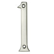 NUMERAL FACE FIX (NO.1) - SATIN CHROME - 76MM - EACH