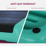 HOMCOM 3-Level Aerobic Step 10/15/20cm Steppers for Exercise Workout w/ Non-Slip Top Compact Stepper Home Office Indoor Outdoor Fitness Equipment