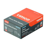 5000 x TIMCO Heavy Duty Chisel Point Galvanised Staples  - 12mm