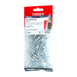 63 x TIMCO Rivets Dome Head Aluminium - 4.0 x 12