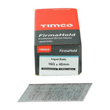 2000 x TIMCO FirmaHold Collated 16 Gauge Angled Galvanised Brad Nails - 16g x 45