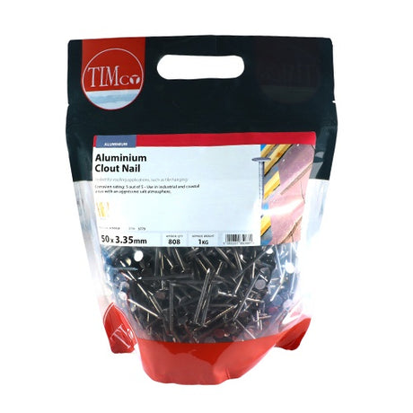 TIMCO Clout Nails Aluminium - 50 x 3.35