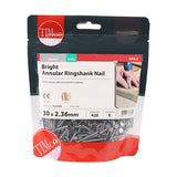 0.5kg - TIMCO Annular Ringshank Nails Bright - 30 x 2.36