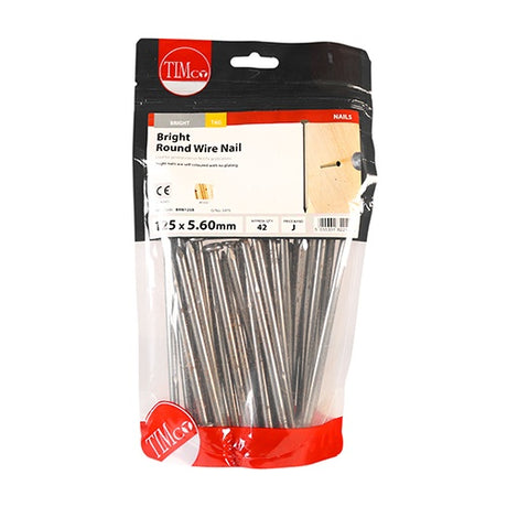 TIMCO Round Wire Nails Bright - 125 x 5.60