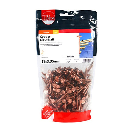 TIMCO Clout Nails Copper - 38 x 3.35