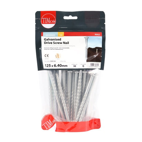 TIMCO Drive Screws Galvanised - 125 x 6.40