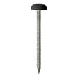 100 x TIMCO Polymer Headed Nails A4 Stainless Steel Black - 65mm